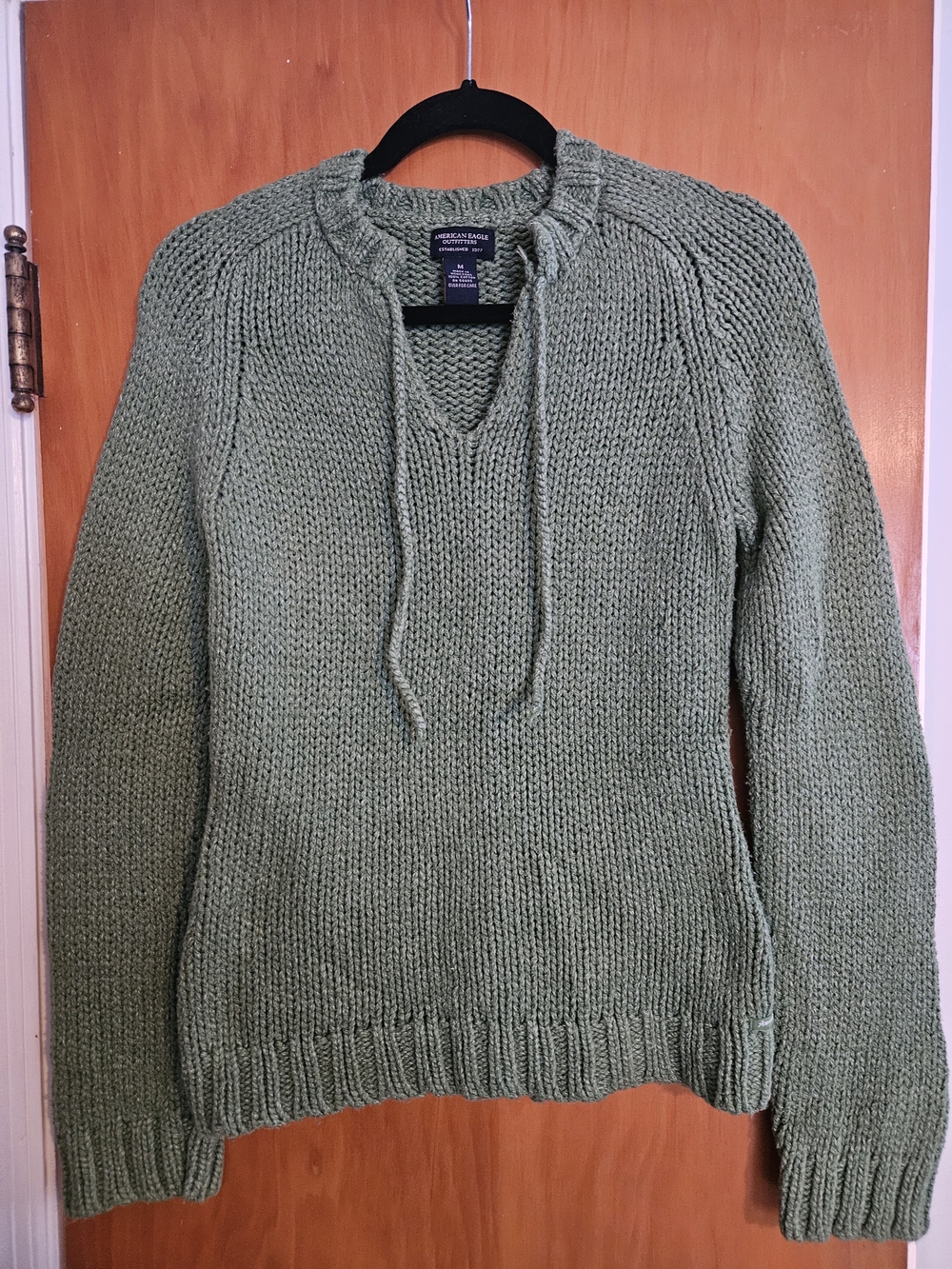 American Eagle Outfitters Green Knit Sweater